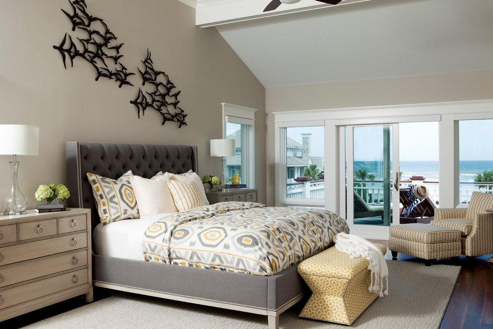 bedroom decorating ideas and designs Remodels Photos Amy Tyndall Design Wilmington, NC Carolina United States beach-style-bedroom-001