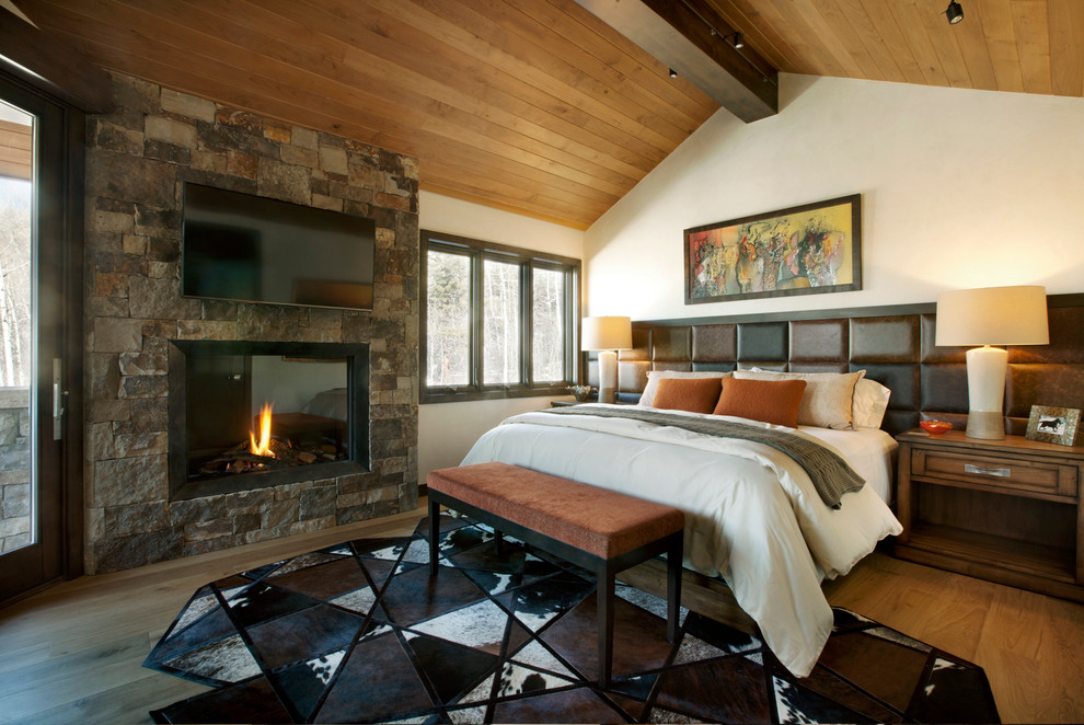 bedroom decorating ideas and designs Remodels Photos Anne Grice Interiors Aspen Colorado united states rustic-bedroom