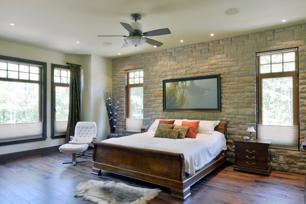bedroom decorating ideas and designs Remodels Photos Chuck Mills Design Ontario  Canadian Province United States rustic-bedroom