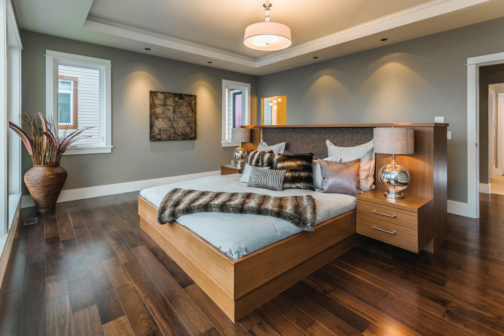 bedroom decorating ideas and designs Remodels Photos Creative Spaciz SPACIZ Design Studio Victoria British Columbia contemporary-bedroom-001