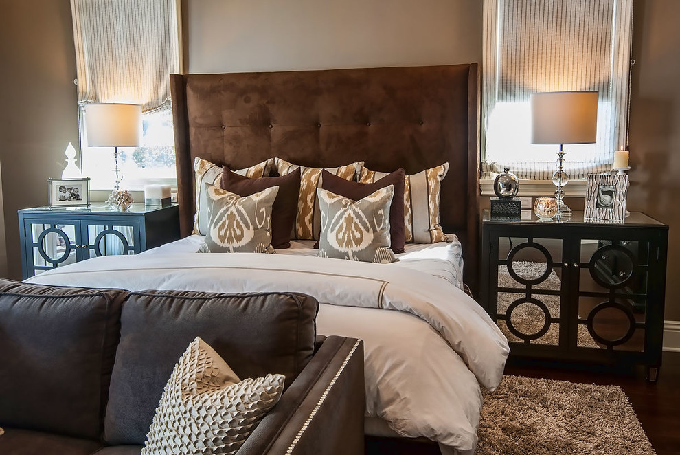 bedroom decorating ideas and designs Remodels Photos Jill Wolff Interior Design Calabasas California united states traditional-bedroom-002