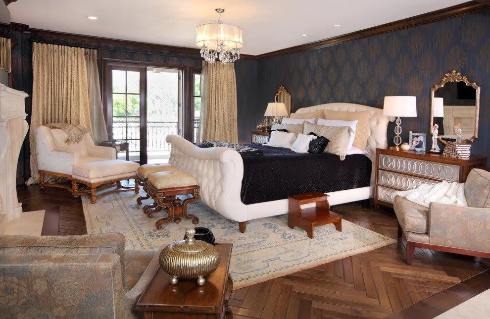 bedroom decorating ideas and designs Remodels Photos Kelly Ferm Inc. Claremont California united states home-design-001