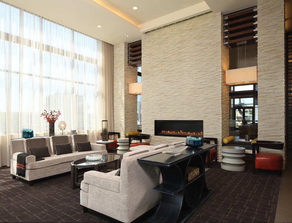 living room decorating ideas and designs Remodels Photos Architectural Ceramics, Inc Rockville Maryland United States contemporary-living-room