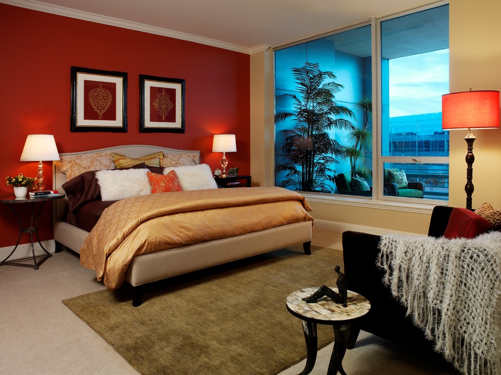 bedroom decorating ideas and designs Remodels Photos Kathleen Glossa Interiors Seattle Washington United States contemporary-bedroom-001