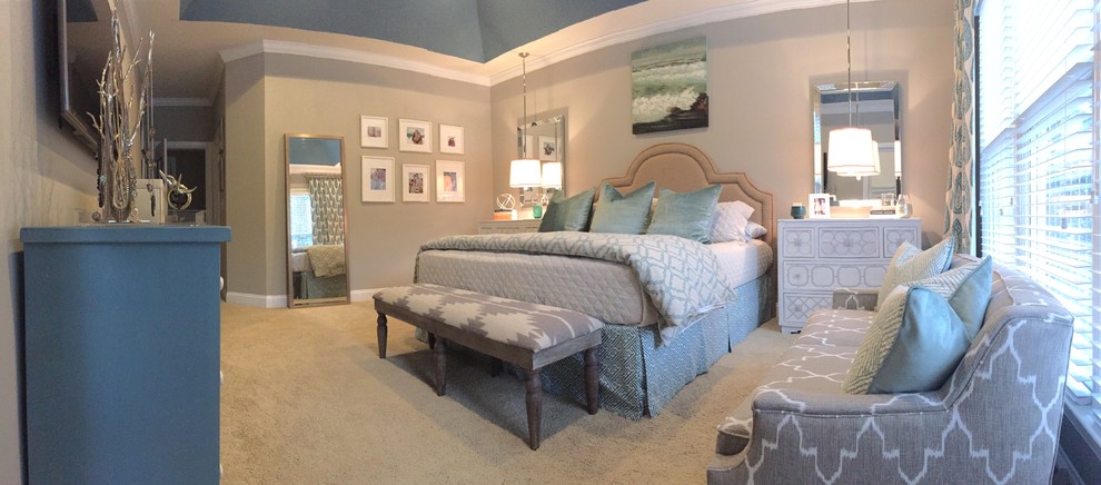 bedroom decorating ideas and designs Remodels Photos Kathryn Lilly Interiors Davidson North Carolina United States contemporary-bedroom