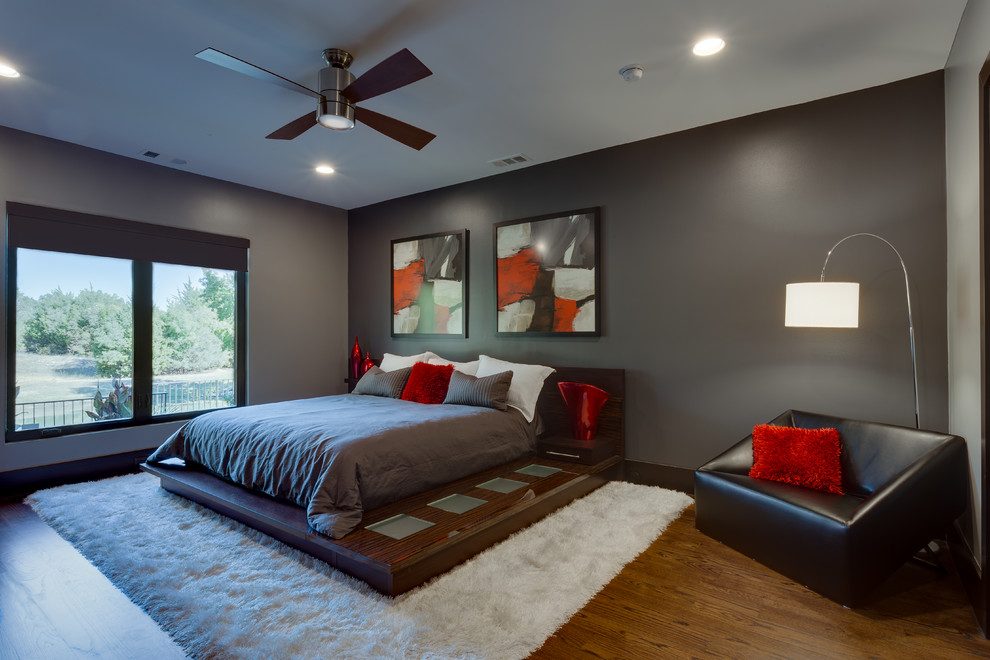 bedroom decorating ideas and designs Remodels Photos R. Stevens Interiors Eagle pass Texas United States contemporary-bedroom-005