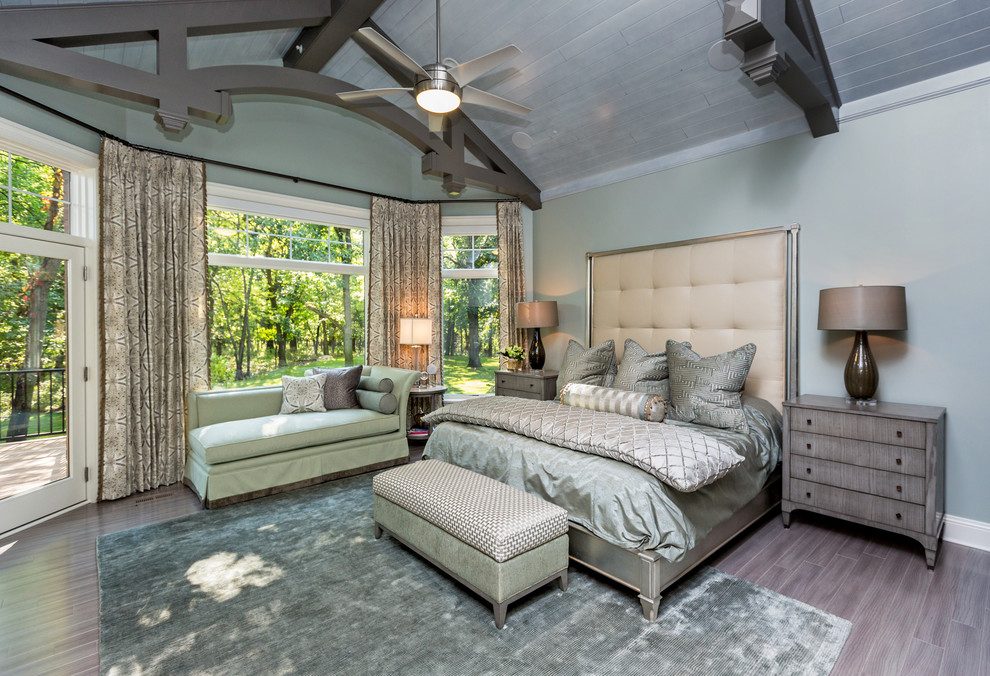 bedroom decorating ideas and designs Remodels Photos The Mansion Des Moines Iowa United States transitional-bedroom-016