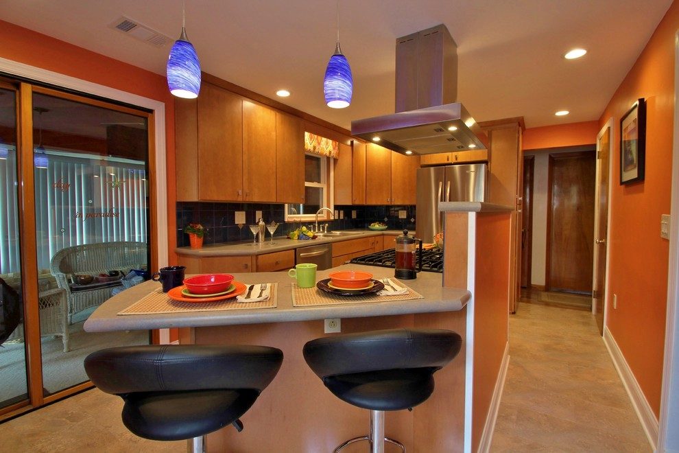 kitchen decorating ideas and designs Remodels Photos Decorating Den Interiors Pittsburgh Pennsylvania United States contemporary-kitchen-001