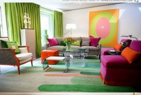 Colorful Living Room Interior Design