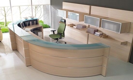 office reception interior design – reception area