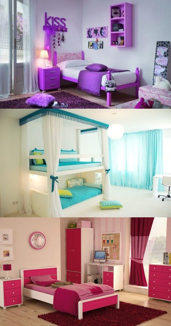 Cool Teen Girl’s Bedroom Decorating Ideas