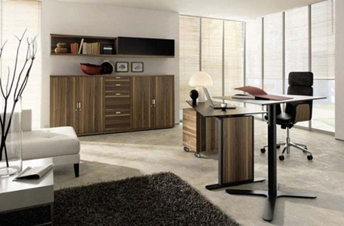 Practical Home Office Desk for Living Rooms 