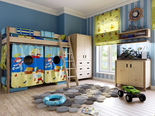 Have a ‘fun’ time decorating with the kids their room! 
