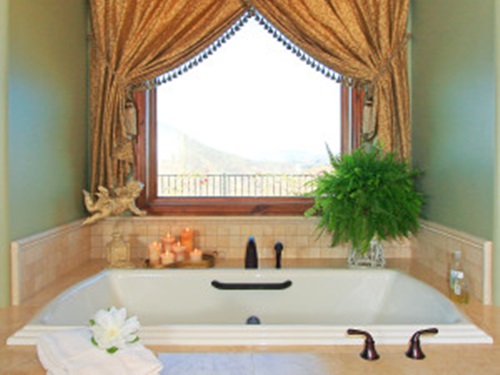 Bathrooms Window Curtains Designs 