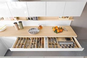 Kitchen Cabinets Design with Smart Space-Saving Solutions