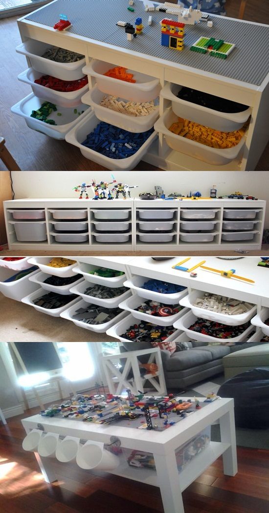Stunning LEGO Table Designs for Your Kids’ Playroom