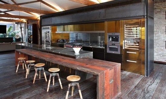 Get a perfect industrial kitchen that inspires you to be creative