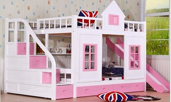 Girl’s bedroom set for a comfortable and happy feeling